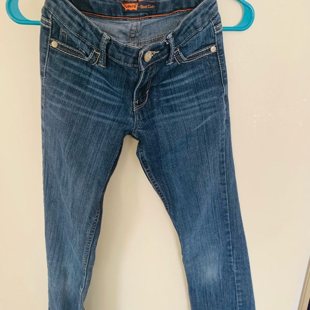 Levi girls 12 slim 715 jeans